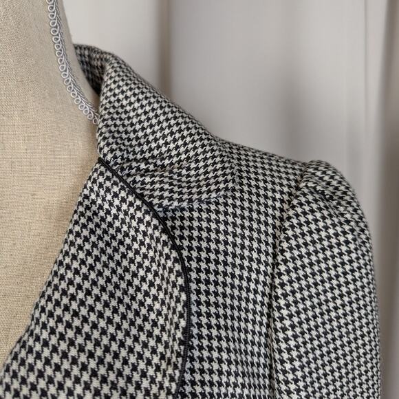 Nine West Houndstooth Blazer Women’s 14P Vintage Office Chic - Picture 11 of 16